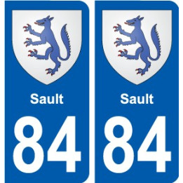 84 Valréas escudo de armas de la etiqueta engomada de la placa de pegatinas de la ciudad