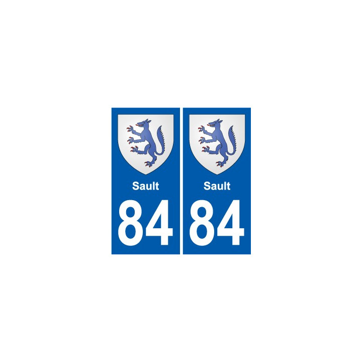 84 Valréas blason autocollant plaque stickers ville