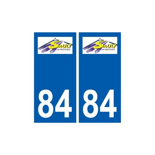 84 Valréas logo autocollant plaque stickers ville