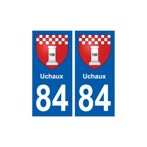 84 Valréas blason autocollant plaque stickers ville