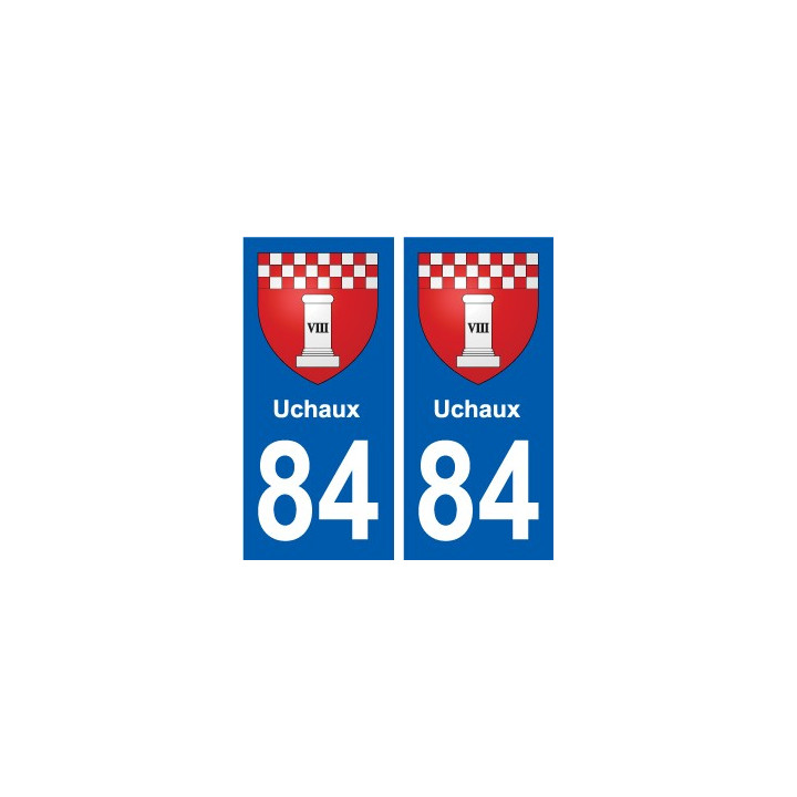 84 Valréas coat of arms sticker plate stickers city