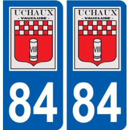 84 Valréas logo autocollant plaque stickers ville
