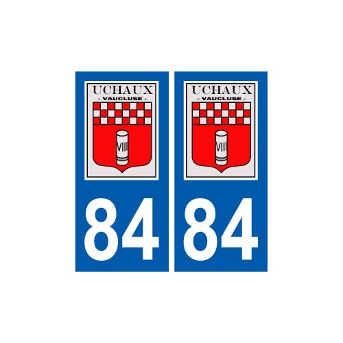 84 Valréas logo adesivo piastra adesivi città