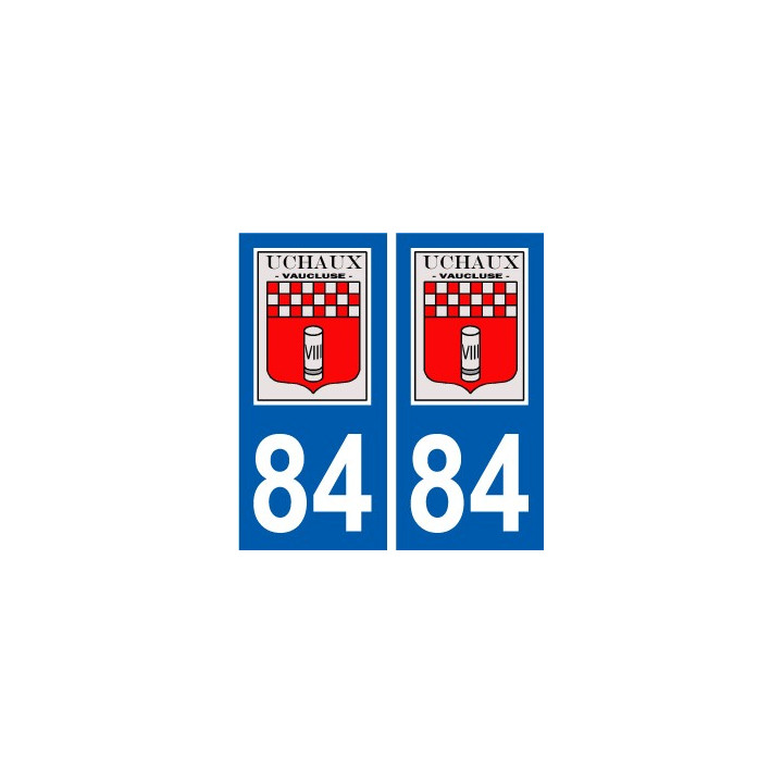 84 Valréas logo sticker plate stickers city