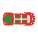 Autocollant Coccinelle voiture dos Basque 2 sticker adhesif