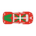 Autocollant Coccinelle voiture dos Basque 2 sticker adhesif