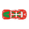 Autocollant Coccinelle voiture dos Basque 2 sticker adhesif