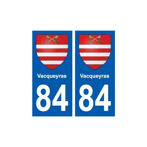 84 Valréas blason autocollant plaque stickers ville