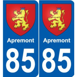 85 Pouzauges stemma adesivo piastra adesivi città