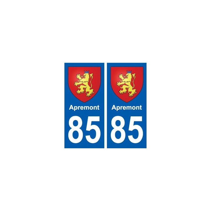 85 Pouzauges blason autocollant plaque stickers ville