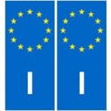 Italia Italia europa placa etiqueta