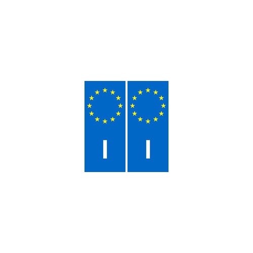 Italie Italia europe autocollant plaque