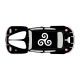 Autocollant Coccinelle voiture dos Bretagne breizh sticker adhesif