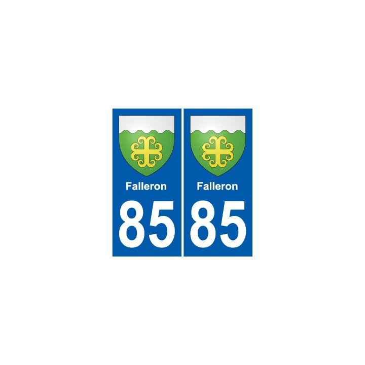 85 Beaulieu-sous-la-Roche blason autocollant plaque stickers ville