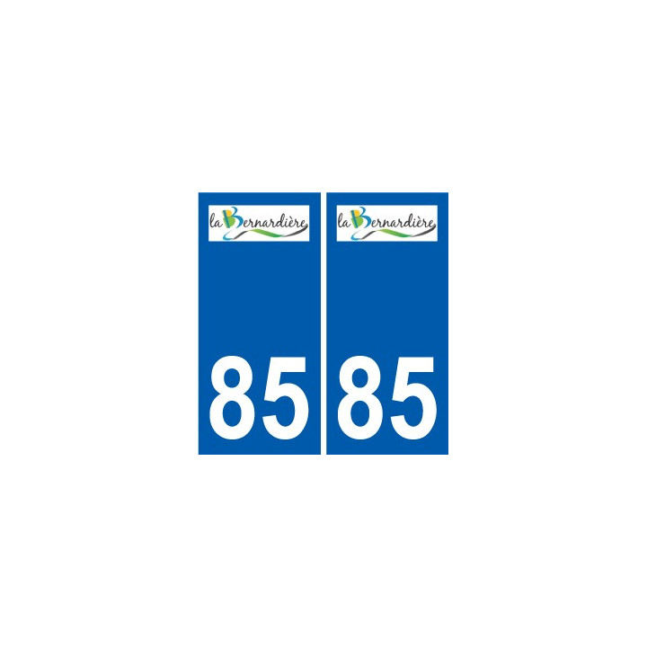 85 Pouzauges logo sticker plate stickers city