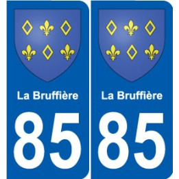 85 Pouzauges coat of arms sticker plate stickers city