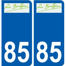 85 Pouzauges logo autocollant plaque stickers ville