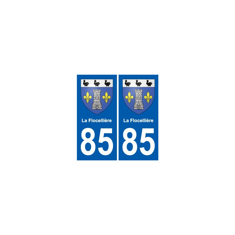 85 Pouzauges blason autocollant plaque stickers ville