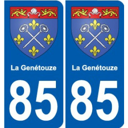 85 Pouzauges blason autocollant plaque stickers ville