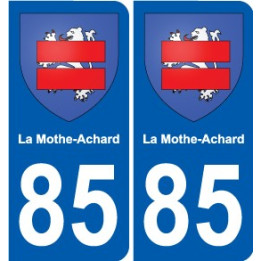 85 Pouzauges blason autocollant plaque stickers ville