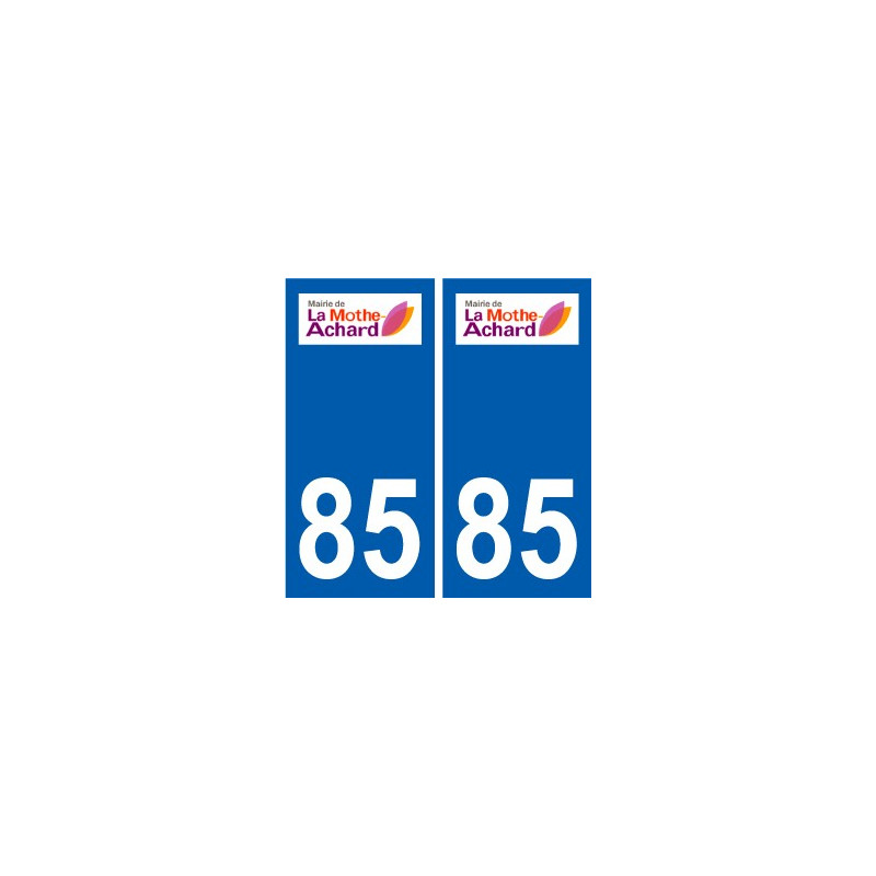 85 Pouzauges logo adesivo piastra adesivi città