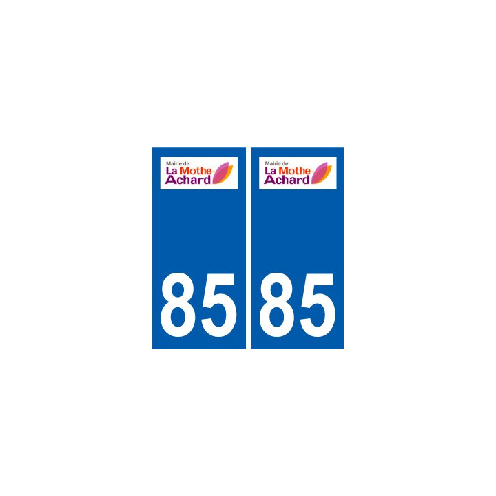85 Pouzauges logo autocollant plaque stickers ville
