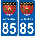 85 Pouzauges blason autocollant plaque stickers ville