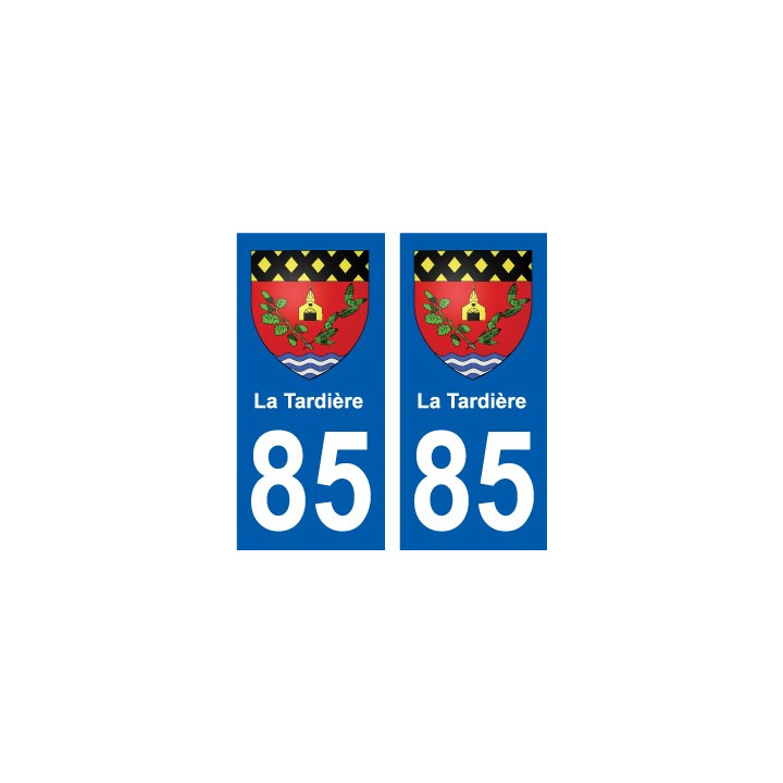 85 Pouzauges blason autocollant plaque stickers ville