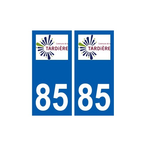 85 Pouzauges logo adesivo piastra adesivi città