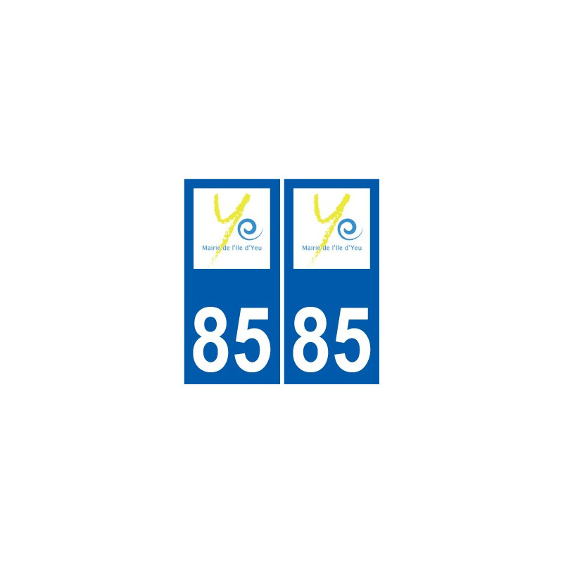 85 Pouzauges logotipo de la etiqueta engomada de la placa de pegatinas de la ciudad