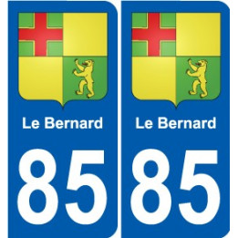 85 Pouzauges coat of arms sticker plate stickers city