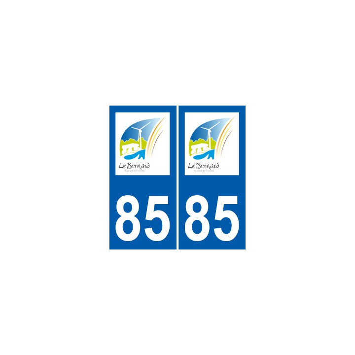 85 Pouzauges logo autocollant plaque stickers ville