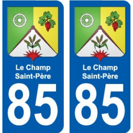 85 Pouzauges blason autocollant plaque stickers ville