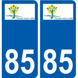 85 Pouzauges logo autocollant plaque stickers ville