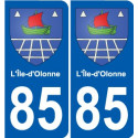 85 Pouzauges blason autocollant plaque stickers ville