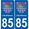 85 Pouzauges coat of arms sticker plate stickers city
