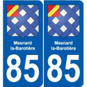 85 Pouzauges blason autocollant plaque stickers ville