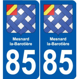 85 Pouzauges blason autocollant plaque stickers ville