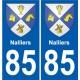 85 Pouzauges blason autocollant plaque stickers ville