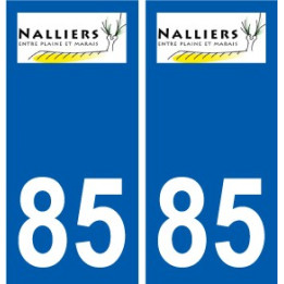 85 Pouzauges logo autocollant plaque stickers ville