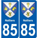 85 Pouzauges blason autocollant plaque stickers ville