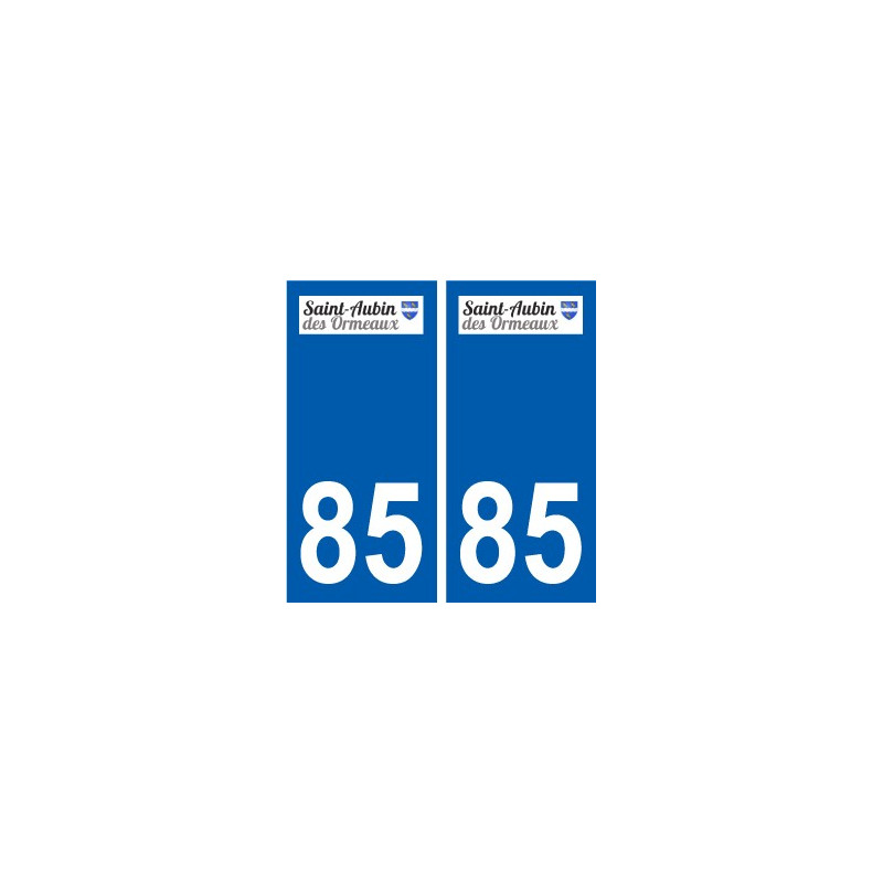 85 Pouzauges logo adesivo piastra adesivi città