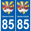 85 Pouzauges blason autocollant plaque stickers ville