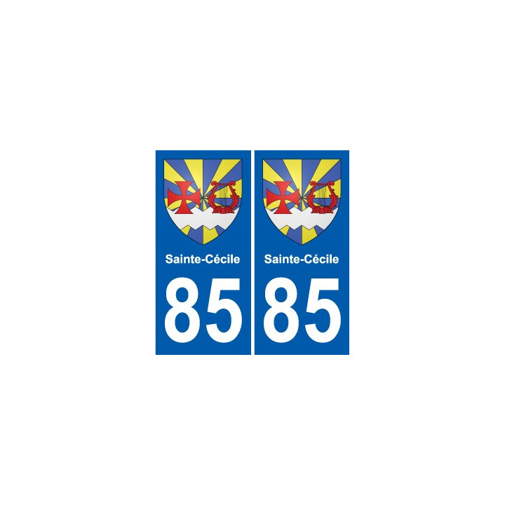 85 Pouzauges blason autocollant plaque stickers ville