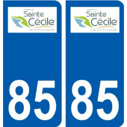 85 Pouzauges logo adesivo piastra adesivi città