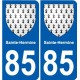 85 Pouzauges blason autocollant plaque stickers ville