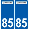 85 Pouzauges logo sticker plate stickers city