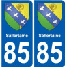 85 Pouzauges blason autocollant plaque stickers ville