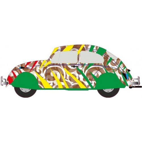 Autocollant Coccinelle voiture Jungle sticker adhesif
