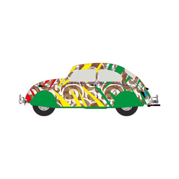Autocollant Coccinelle voiture Jungle sticker adhesif